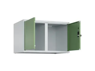 opzetkast,v. locker,2vak.,vak B 400mm,HxBxD 500x800x500mm,vleugeldeur - 2