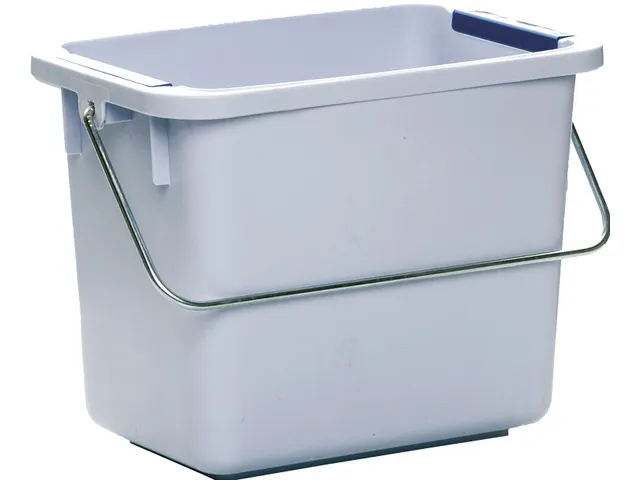 Origo Emmer 6ltr Kunststof G rijs per stuk