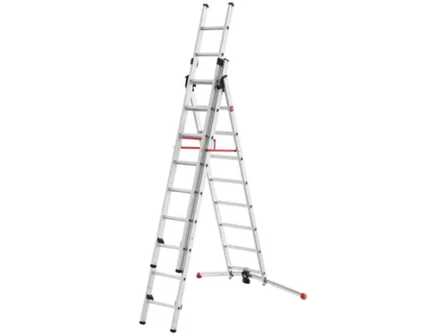 multifunctionele telescoopladder,2x9/1x8,sporten,balk L 5,62m