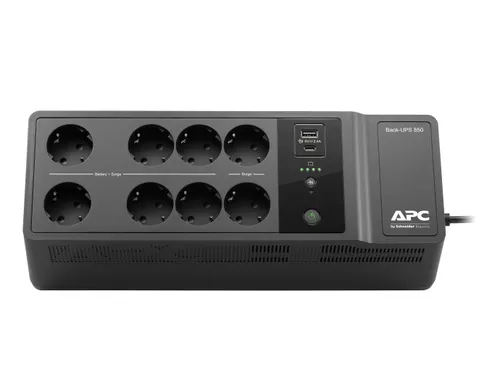 APC Back-UPS BE850G2-GR - Noodstroomvoeding 8x stopcontact, 850VA, 2 U