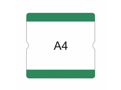 beschrijfbare hoes,markering HxB 302x290mm,PVC,groen