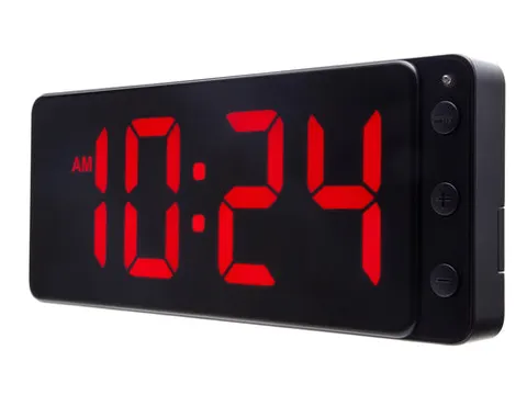 Horloge de table/murale NeXtime Digital Clock Red de 27,2 x 10,8 cm