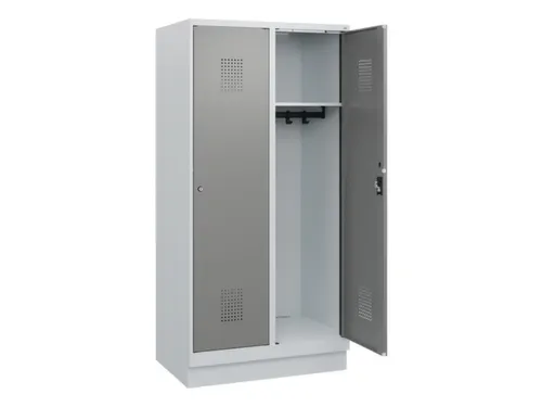 schoollocker,HxBxD 1630x800x500mm,2vak,vak B 400mm,cil.-slot,sokkel