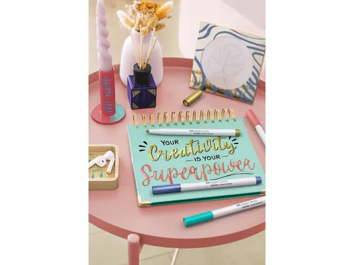 Marker creatief Faber-Castell Goldfaber beitelpunt C set a 6 stuks Sof