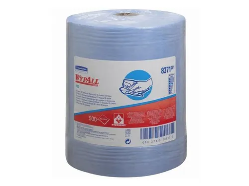WypAll 8371 Poetsdoek Rol X60 Hydroknit 1-laags blauw