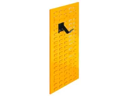 Gesleufde Plaat Staal Hxb 1500x450mm Staand Ral 1023 Verkeersgeel