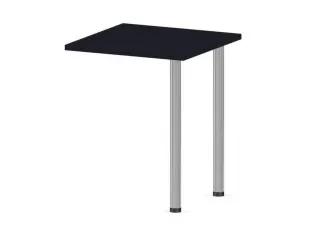 aanbouwtafel,i.h.v.,HxBxD 720-840x600x600mm,CC-zwart - 1