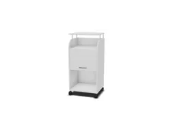 caddy,HxBxD 1130x550x470mm,3niveaus,1kasten,Bl-wit