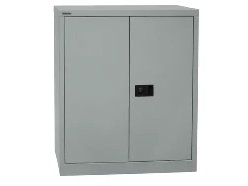 kantoorkast openslaande deuren HxBxD 1000x914x400mm Stalen zilverkleur