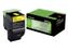 Tonercartridge Lexmark 70C20Y0 prebate geel