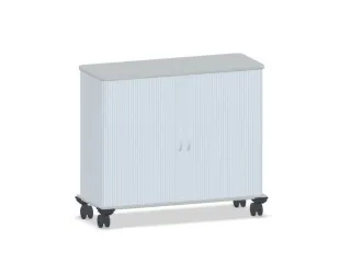 jaloeziedeurkast,HxBxD 878x1000x400mm,decor romp lichtgrijs - 2
