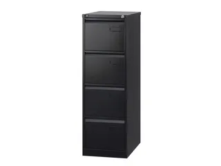 hangmappenkast,HxBxD 1321x413x622mm,4hangmappenframes,1baan,romp zwart - 2