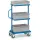 Bijzetwagen 32902 Met 3 Eurobakken 200kg 600x400mm Ral5007