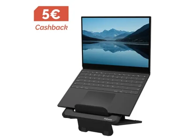 Breyta laptopstandaard, zwart