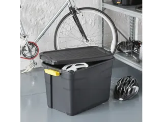 Opbergbox Bankers Box 60L met handgrepen robuust zwart - 3