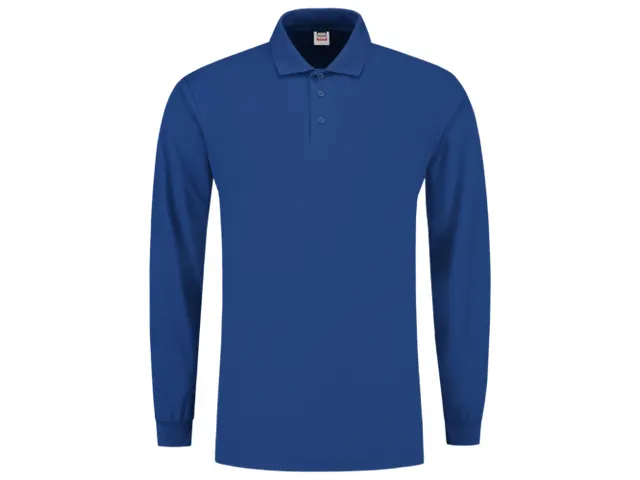 Poloshirt 201009 Korenblauw Lange Mouwen Maat ES