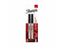 Viltstift Sharpie Ultrafijn rond 0.5mm blister à 2 stuks Zwart