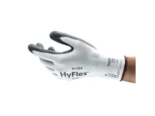 Ansell HyFlex 11-724 snijbestendige handschoenen, wit, maat 10, 12 paa - 1