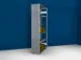 paroi latérale,p. rayonnage sans boulons,HxP 2500x400mm,acier,RAL7035