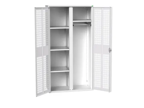 universele kast,HxBxD 2000x1050x550mm,4xStalen bodem,scheidingswand