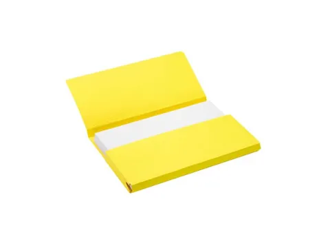 Pocketmap Secolor folio 100% gerecycled karton 250 gr geel