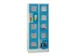 armoire multicases,HxlxP 1850x800x500mm,RAL7035,face avant RAL5012