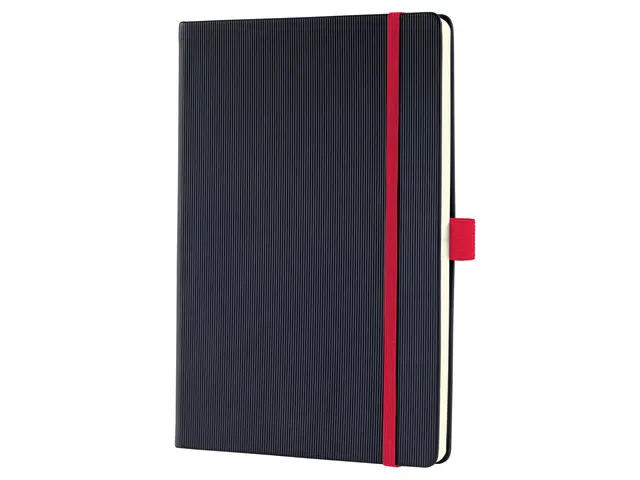 Notitieboek Conceptum RED Edition A5 zwart 5mm ruit hardcover. Genumme