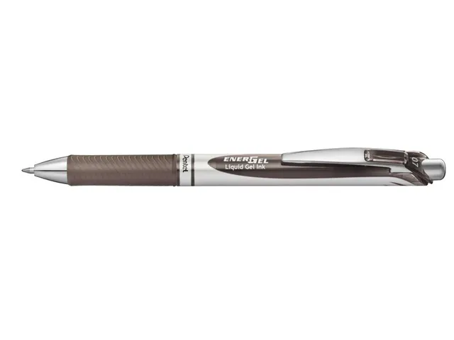Gelschrijver Pentel BL77 Energel medium sepia 0.35 mm