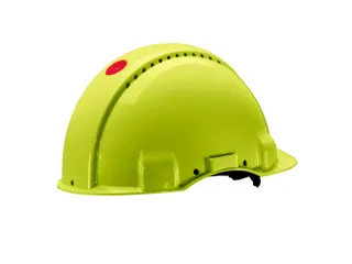 3M Veiligheidshelm, Uvicator, ventilatie, leren zweetband, Hi-Viz, G30 - 1