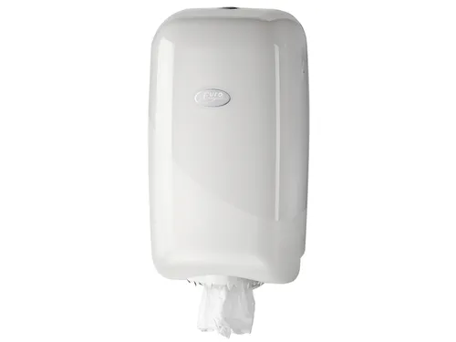 Poetspapierdispenser Euro Products Pearl Line P17 klein wit 431105