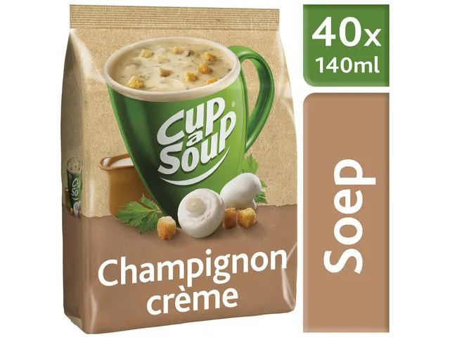 Cup-a-Soup Voor Automaten Champignon Crème, Soep, 140 ml