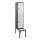 Dubbeldekse dekenkist,HxBxD 2120x400x815mm,1x2vak.,vak B 400mm