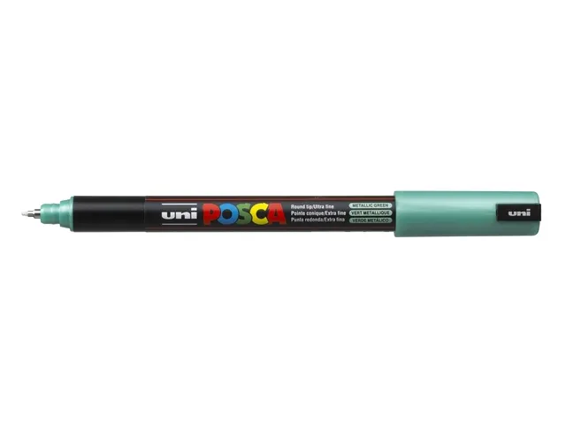Verfstift Posca PC1MR Extra Fijne punt 0,7mm Metallic groen