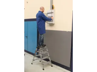 Vouwtrapje Aluminium H 850Mm Aan Beide Zijden Te Gebruiken 2X4Treden - 5