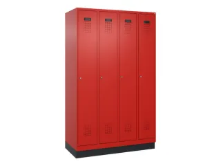 locker,HxBxD 1950x1200x500mm,4vak,vak B 300mm,cil.-slot,sokkel - 3
