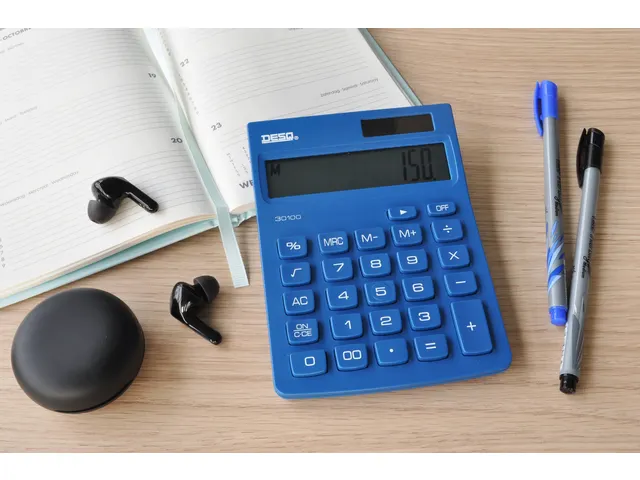 Rekenmachine Desq Compact navy