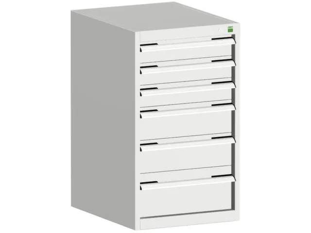 ladekast HxBxD 900x525x650mm 6laden romp RAL7035 front RAL7035