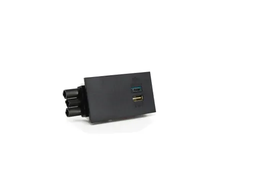 Lader USB type A+C 30W - 103 Zwart voor Bento desktop locker