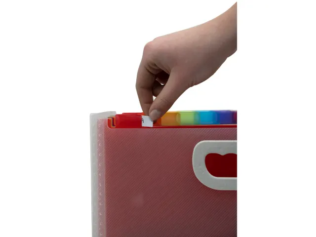 Sorteermap PP CRYSTAL handvat 24vak