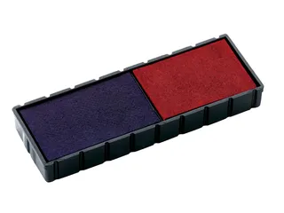 Stempelkussen Colop E/12/2 blauw en rood - 1