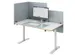 Bureauscherm Leitz in hoogte verstelbaar 70x80cm