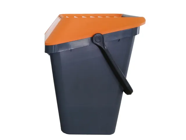 Easymax Afvalbak 45 Liter Grijs Oranje