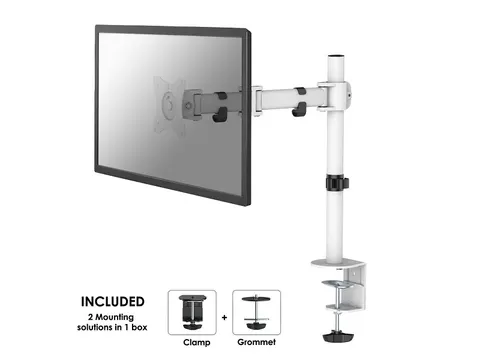 Monitorarm 1 Scherm 30 Inch Wit Nm-d135white