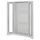 kast met sleufplaat,HxBxD 1950x1000x410mm,cil.-slot,sokkel