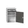pc-kast 1000x650x550mm toetsenbordblad RAL7035 + RAL7016