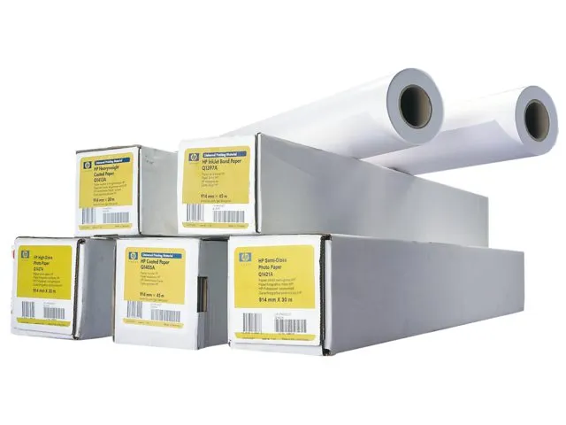 Plotterpapier Hp C6810a 914mmx91.4m 90 Gram Helder Wit