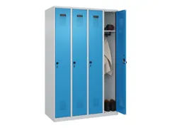 locker,HxBxD 1850x1200x500mm,4vak,vak B 300mm,draaigrendel