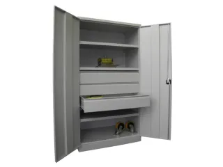 Materiaalkast Staal 1950x1040x630mm Zonder Scheidingswand 3legborden - 1