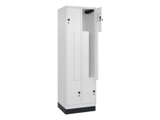 Z-garderobekast,HxBxD 1950x600x500mm,vak B 150/300mm,draaigrendel - 2