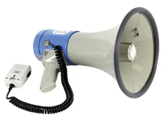 Megafoon met schouderriem 25 W Sirene, spreekfunctie, fluittoon - 1
